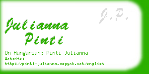 julianna pinti business card